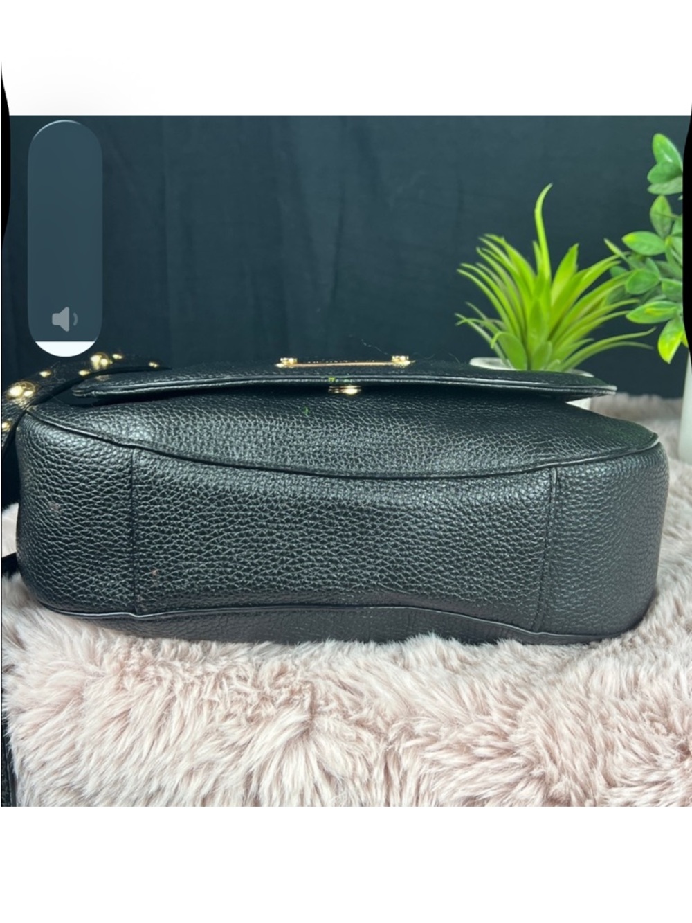 🖤✨Michael Kors Hayes Pebbled Leather Crossbody with Studded Strap NWOT✨🖤 - Picture 2 of 11